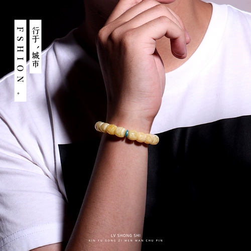 Бирюзовая природная руда, бусины, четки из круглых бусин из грецкого ореха, аксессуар, провинция Хубэй, 108 бусин