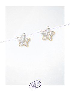 厚耳垂的世界S925银针小众珍珠爱心精致设计感闪亮耳钉耳环耳饰