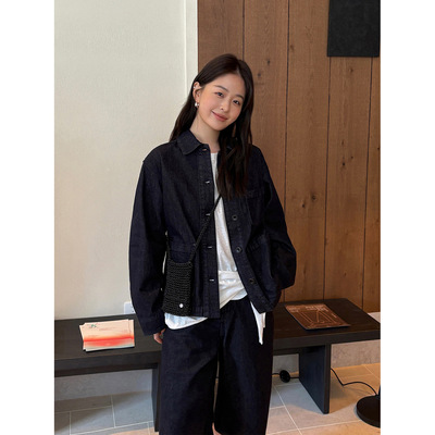 THXGIVING早春酷飒穿搭 工装口袋挺括有型水洗棉牛仔外套2026新款