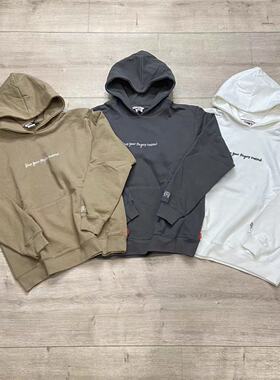 不买很奇怪nacostyle出口日本原D联名款毛圈料刺绣情侣款连帽卫衣