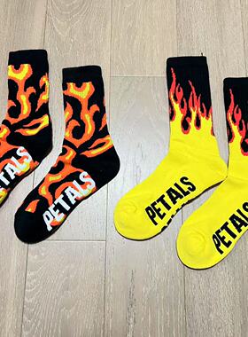 nacostyle外贸原单情侣款纯棉毛巾底中筒秋冬运动防震滑板袜子