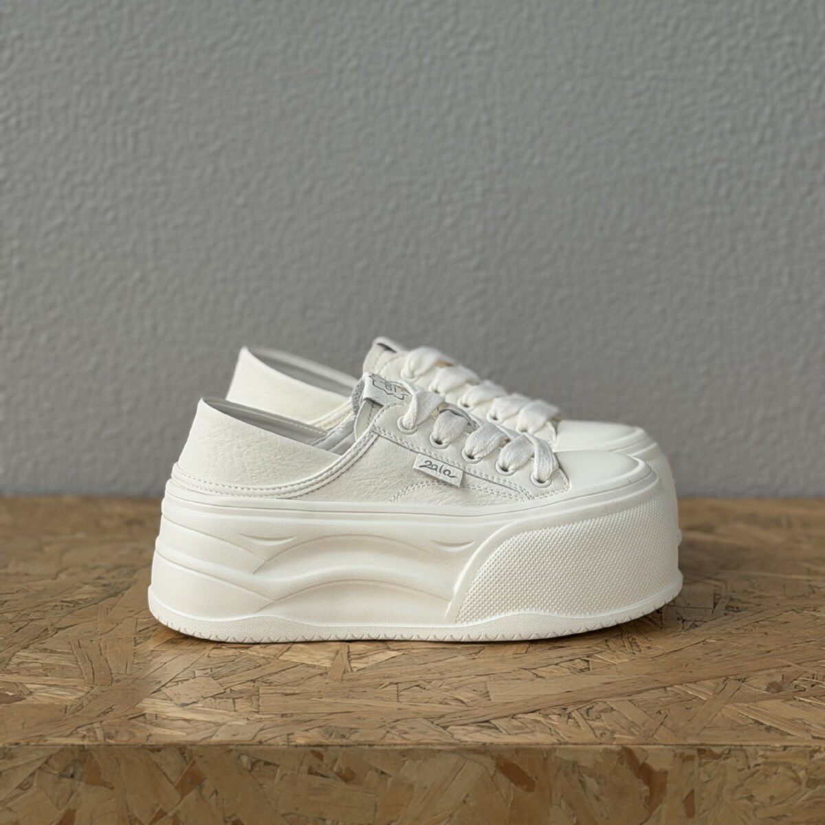 「BYBY」2026春款厚底小白鞋女百搭增高休闲透气松糕两穿板鞋潮