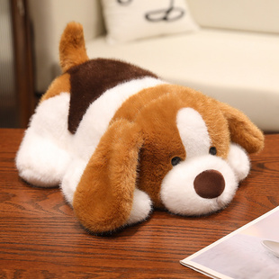 面包小狗趴趴狗睡觉抱枕狗狗娃娃公仔女生日礼物安抚毛绒玩具