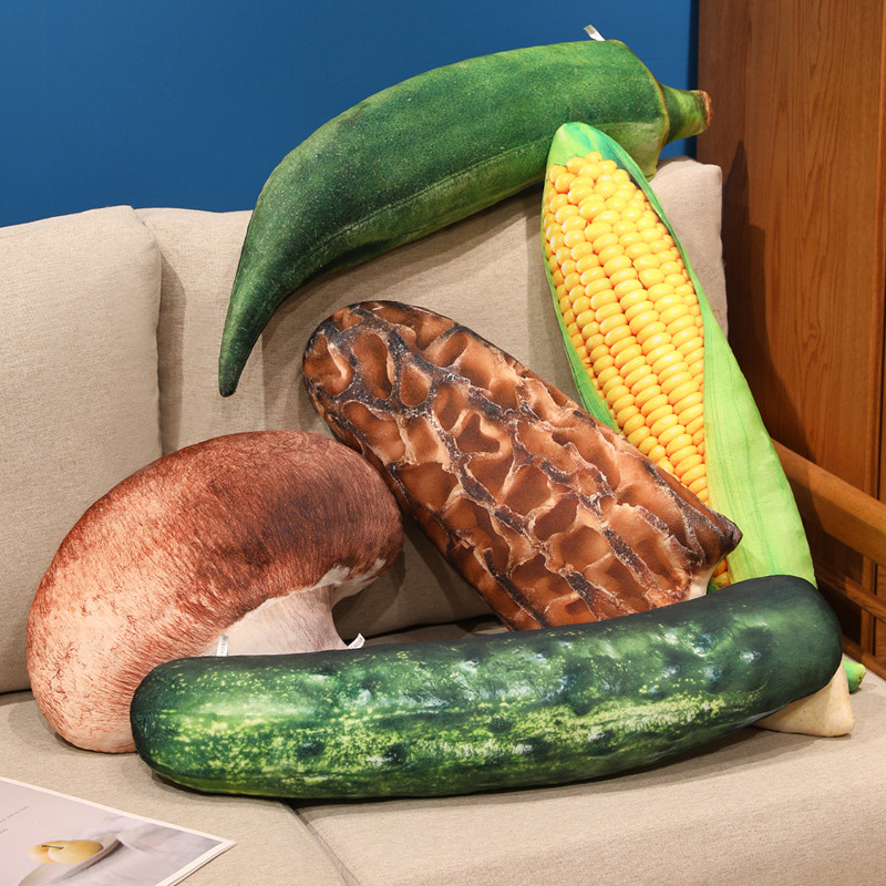 网红可爱仿真蔬菜水果毛绒公仔