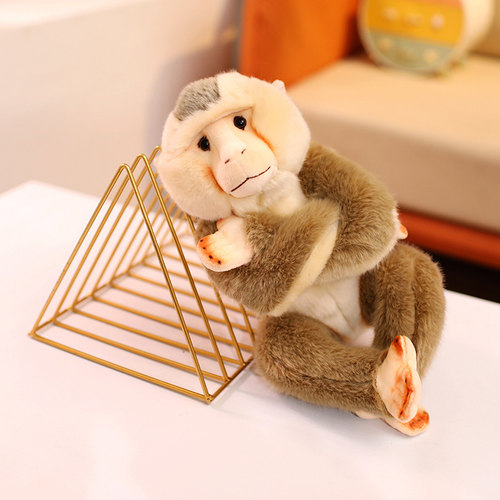 仿真狒狒大猩猩毛绒抱枕公仔