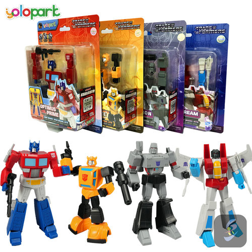 现货 包邮 YOLOPARK 变形金刚 模型 擎天柱 大黄蜂 红蜘蛛 威震天