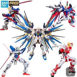 现货包邮 万代 拼装模型RG 1/144 强袭自由 飞翼 红异端 正义高达