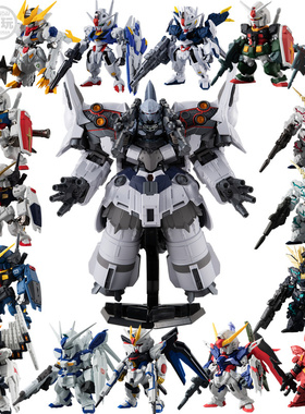 现货包邮 万代 高达盒蛋FW28弹 00强化 官警扎古 夸克斯 特装吉姆