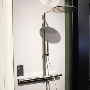 德国原装进口汉斯格雅雅生350明装全铜恒温淋浴花洒套装27984007