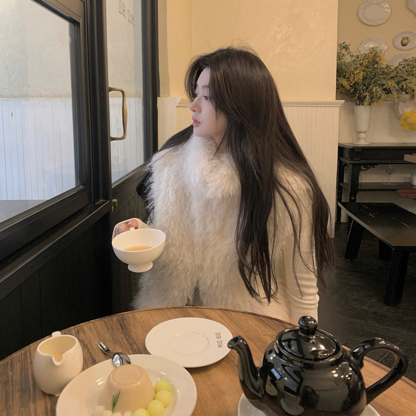 欧货高端洋气皮草马甲精致小马夹