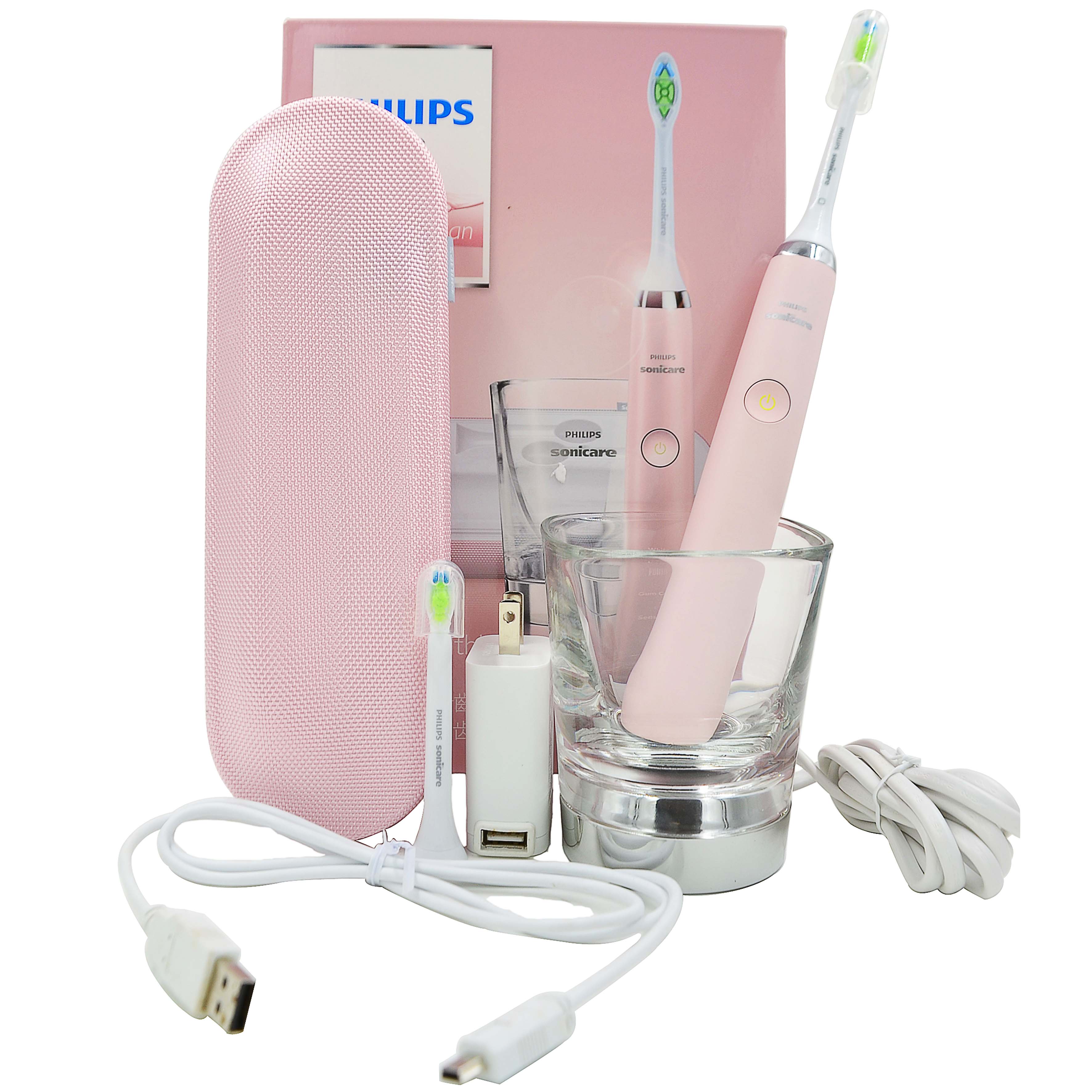 飞利浦电动牙刷HX9352/9362/9332成人声波振动钻石亮白情侣款感应