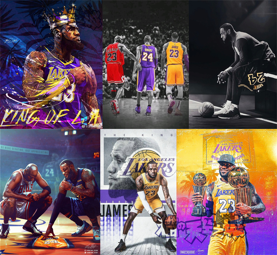 木质拼图500片1000片成人益智玩具男礼物nba湖人队球星詹姆斯定制