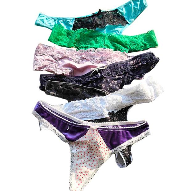 外贸新品蕾丝内裤杂款孤品卖完无绿色蓝色黄色多色女低档棉质内裤