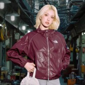 26春韩国直邮TheNorthFace北面户外女连帽亮面夹克外套NJ3BS32
