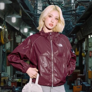 26春韩国直邮TheNorthFace北面户外女连帽亮面夹克外套NJ3BS32