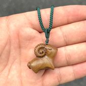 绿檀木羊吊坠挂件实木十二生肖新中式 木质小羊木头羊钥匙扣手机链