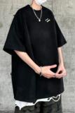 夏季大码休闲潮流美式麂皮绒字母印花短袖T恤T3410-P22【特价】，男装T恤，电商A007