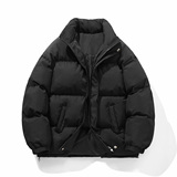 冬宽松纯色大码休闲加厚保暖立领棉服棉衣外套M5228-P60【特价】，男装棉衣，电商A007