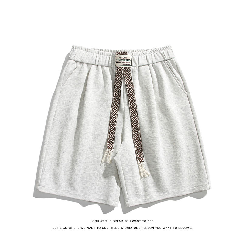 夏季潮流腰贴标短裤百搭美式休闲五分裤DK8488-P26【特价】,男装牛仔裤,电商A007