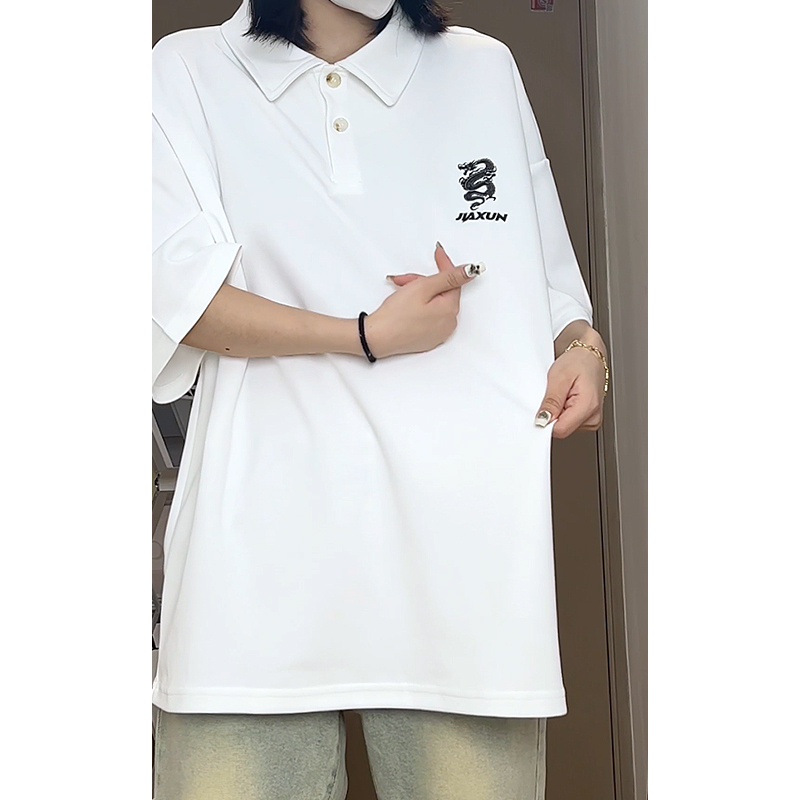 polo衫男潮流印花大码情侣翻领四色短袖T恤T3537-P31【特价】，男装Polo衫，电商A007