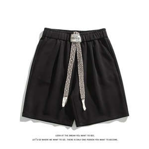 夏季潮流腰贴标短裤百搭美式休闲五分裤DK8488-P26【特价】