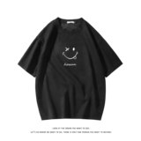 夏季大码潮流休闲美式圆领印花麂皮绒短袖T恤T3392-P22【特价】，男装T恤，电商A007