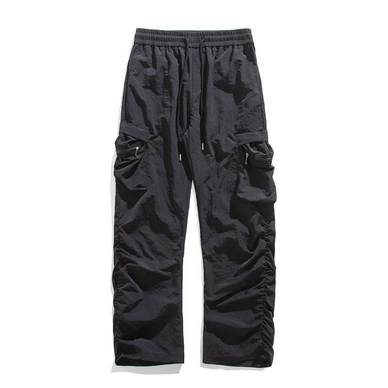 25春季弯刀版型褶皱伞兵裤工装裤大码休闲长裤K8578-P36【特价】,男装工装外套,电商A007