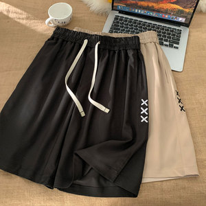 夏季新款刺绣图案五分裤休闲短裤沙滩裤K8400-P27【特价】图片