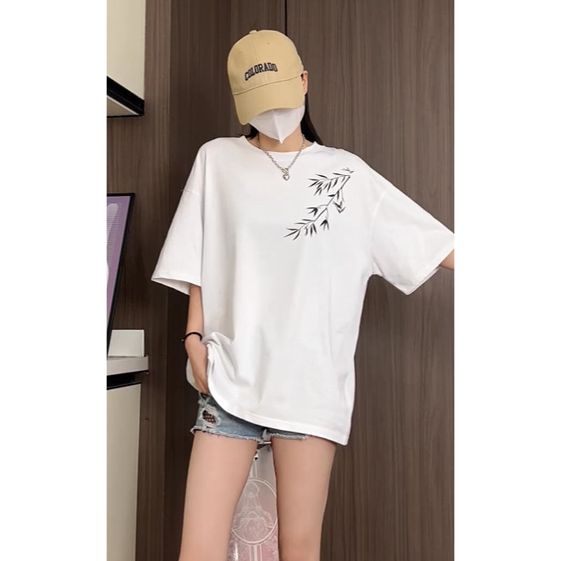 风新中式竹子240克双纱精梳棉半袖短袖T恤T3515-P25【特价】,男装T恤,电商A007