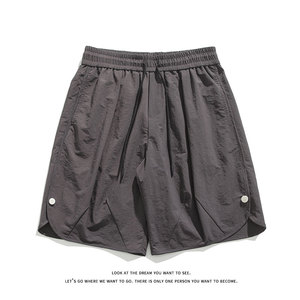 夏季新款大码休闲美式速干铆钉短裤五分裤DK8594-P26【特价】图片