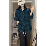 夏季潮流复古格子大码休闲男短袖衬衫DC2178-P27【特价】，男装衬衫，电商A007