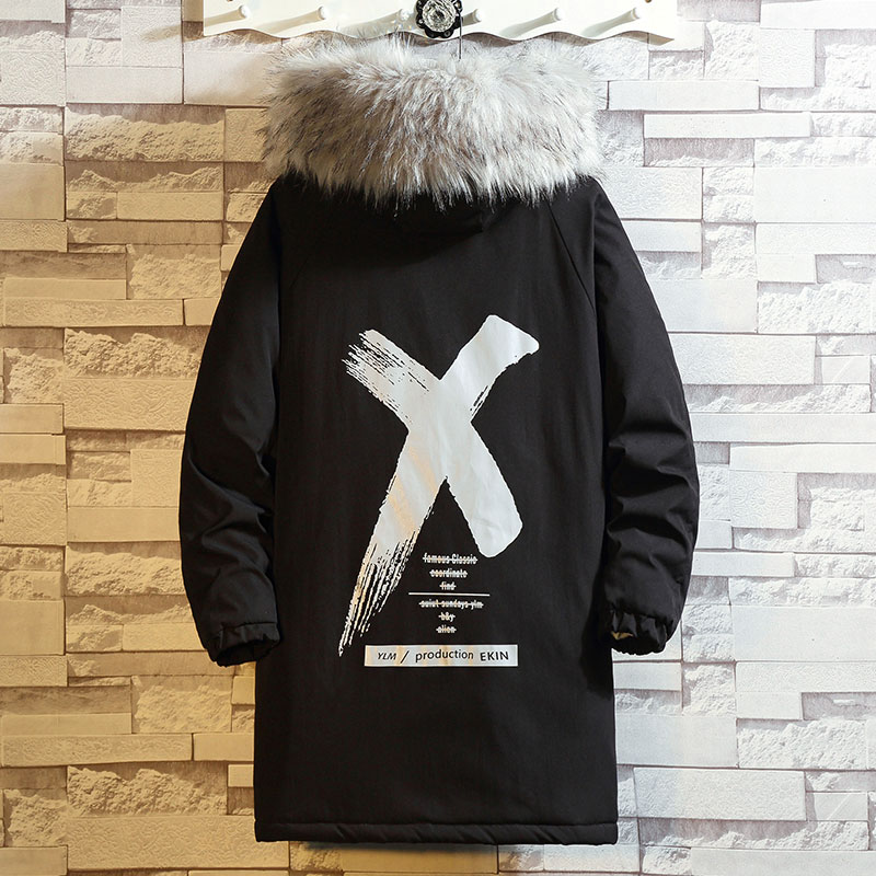 Japanese brick wall hanging cap cotton padded jacket