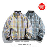 两面穿夹克外套光面防水潮牌情侣休闲宽松大码J7221-P62【特价】，男装夹克，电商A007