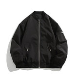大码春季棒球领夹克潮酷宽松工装风男外套J7220-P45【特价】，男装夹克，电商A007