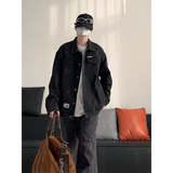 春季潮流休闲大码宽松男女做旧牛仔外套夹克J6023-P60【特价】，男装工装外套，电商A007