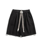 夏季潮流腰贴标短裤百搭美式休闲五分裤DK8488-P26【特价】，男装牛仔裤，电商A007