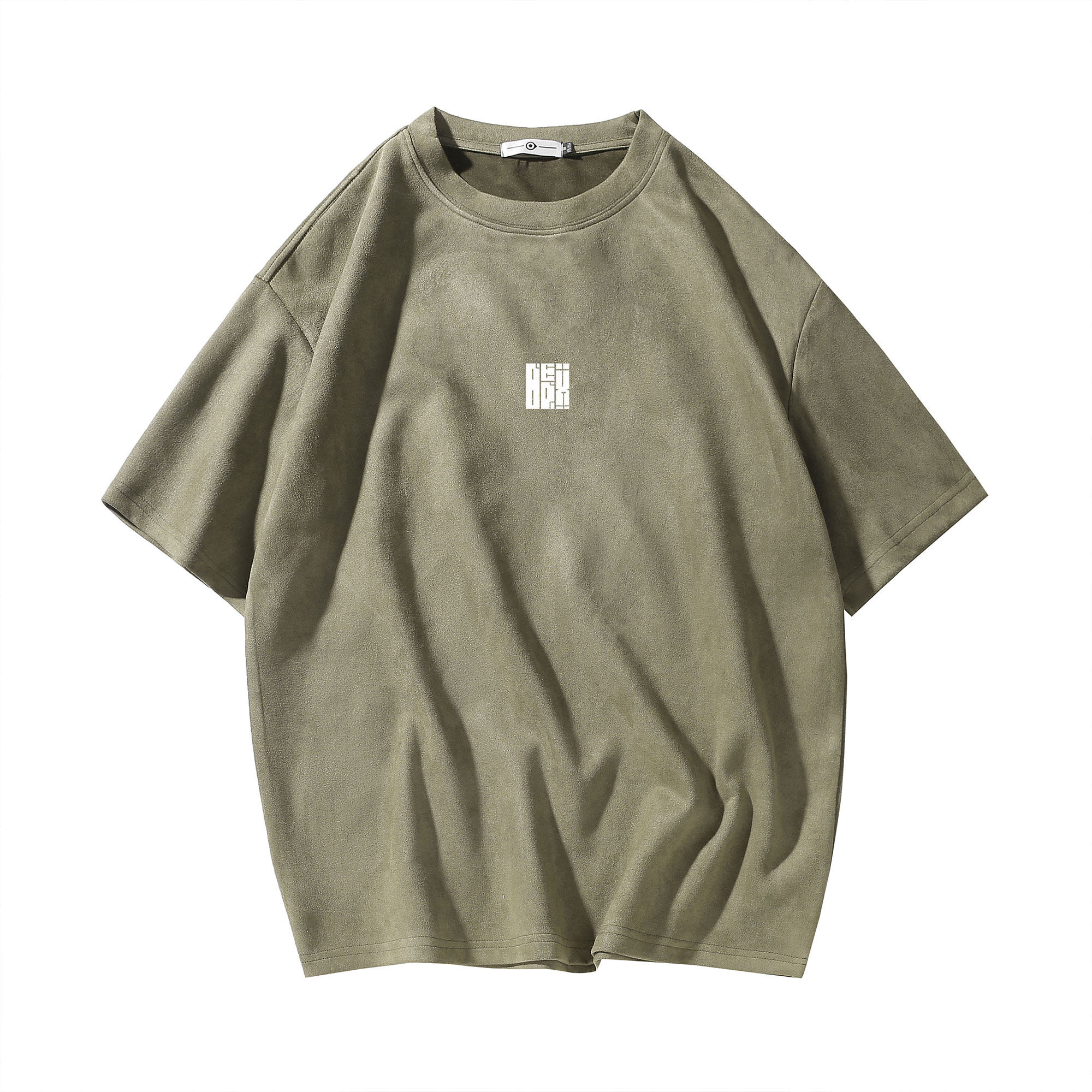夏季大码休闲潮流美式麂皮绒字母印花短袖T恤T3408-P22【特价】,男装T恤,电商A007