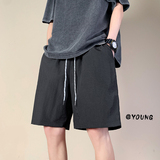 夏季宽松休闲梭织凉感短裤五分裤运动裤K8475-P16【特价】】，男装牛仔裤，电商A007