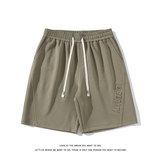 学生休闲钢印短裤男夏季五分大码沙滩裤港风K8476-P25【特价】，男装牛仔裤，电商A007