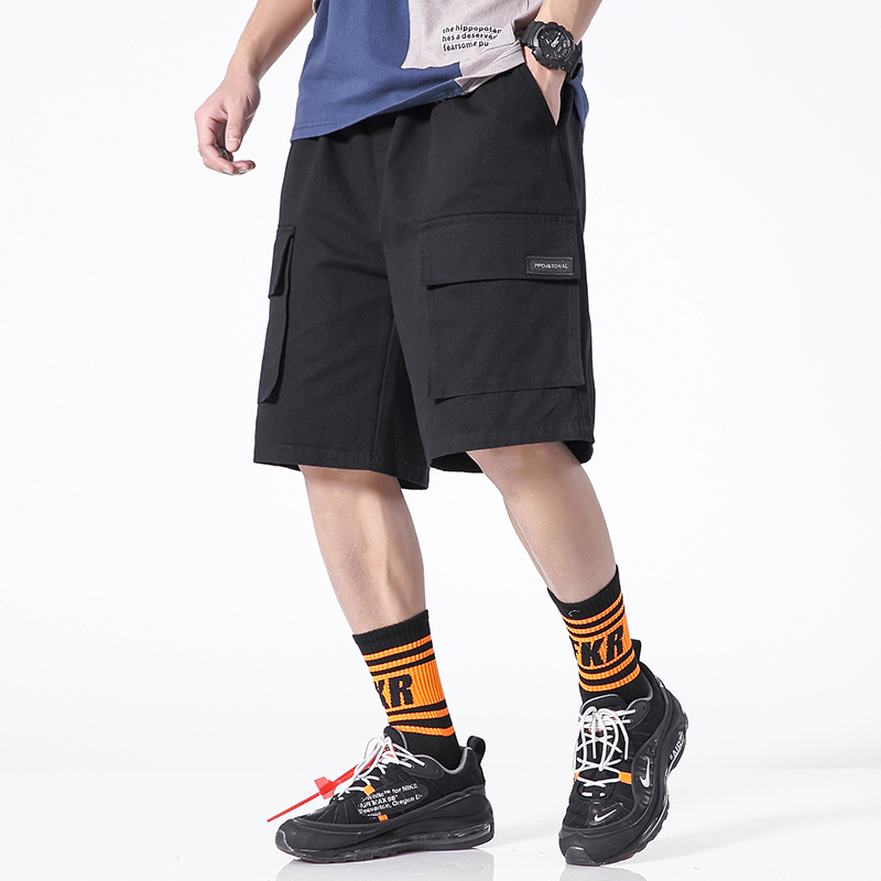 Summer 2019 New Japanese Originally Large Size Workwear Men's Leisure Pants Sports Five-minute Pants and Shorts