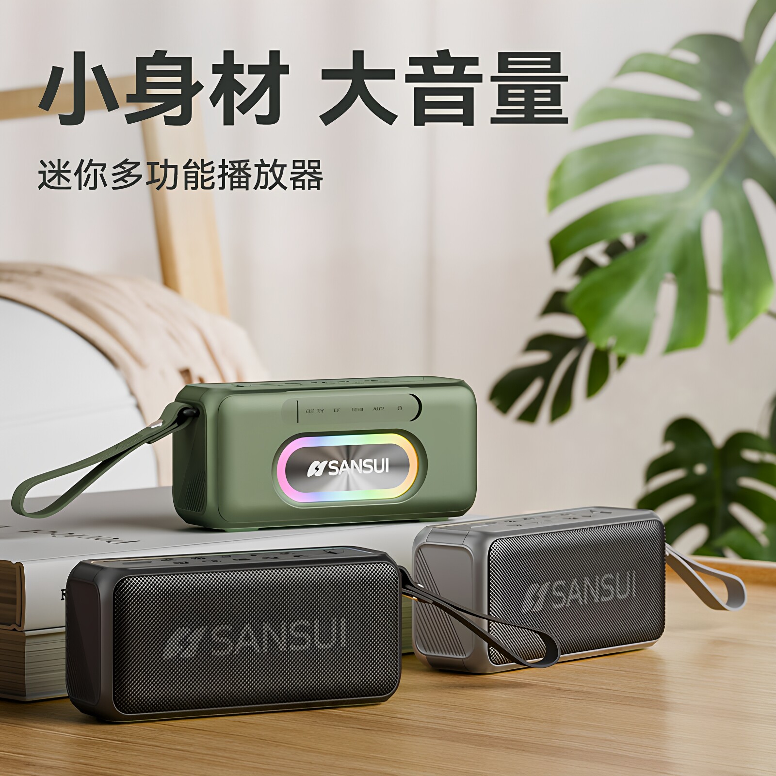山水F61蓝牙音箱广场舞音箱大功率户外音响老年晨练机内存卡U盘