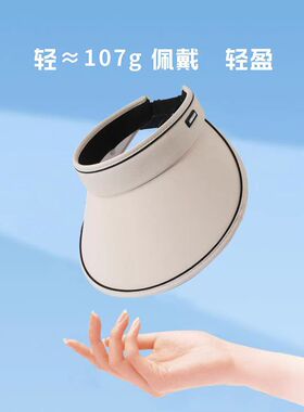 骑车空顶夏季大帽檐遮脸uv