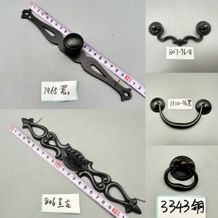 人气锌合金欧式仿古青铜单孔柜门抽屉拉手家具衣柜门安装把手现货