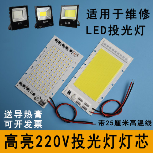 高亮220V投光灯灯芯免驱动