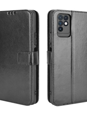 适用传音Note10手机壳传音Infinix GT 20 Pro 5G/X6871皮套翻盖疯马纹Infinix Hot 10 Lite/Smart 5/X657