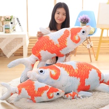 卡通仿真金鱼热带鱼毛绒玩具公仔金鱼抱枕靠垫枕头玩偶布娃娃礼品