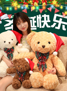 白色抱抱熊毛绒玩具公仔
