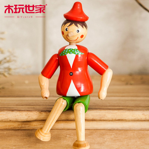 匹诺曹手办关节儿童男孩女孩木偶