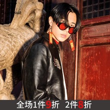 春装 PU皮夹克男士 外套时尚 马克华菲男装 商场同款 2018春新款