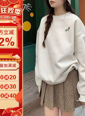 沪小鹿纸样  韩系宽松休闲卫衣女纸样裁剪图缝纫做衣服样板 CX197